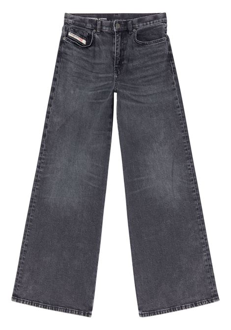 jeans flare 1978 d-akemi donna neri DIESEL | A03624 0CLBG02